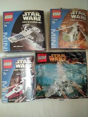 Buy Boxed Lego Star Wars Mini Building Sets  4493 4490 Republic Gunship 4487 Slave 1 • 24£