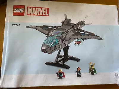 Buy LEGO Marvel: The Avengers Quinjet (76248) Without Minifigures Or Original Box • 36£