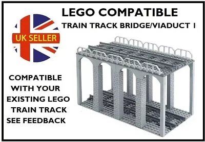 Buy Lego Compatible Train Track Bridge/Viaduct 1 • 20.99£