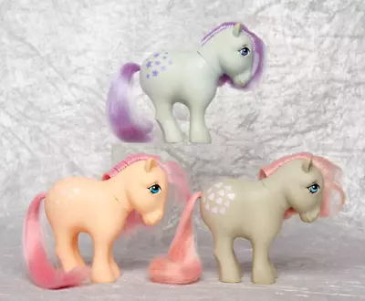 Buy My Little Pony G1 Bundle Collectors Pose Bluebelle Snuzzle Peachy Vintage 1982 • 34.99£