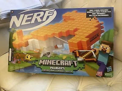 Buy Nerf Minecraft Pillagers Crossbow Toy - Orange/White (F4415) New Boxed BNIB • 16.99£