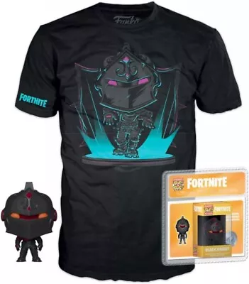 Buy NEW Funko POP Pocket POP & Pop T-Shirt - Fortnite : Black Knight [Large] 👕 🖤♟️ • 18.99£