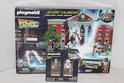 Buy Playmobil Back To The Future Advent Calendar And Marty Mcfly And Dr Emmett Brown • 25£