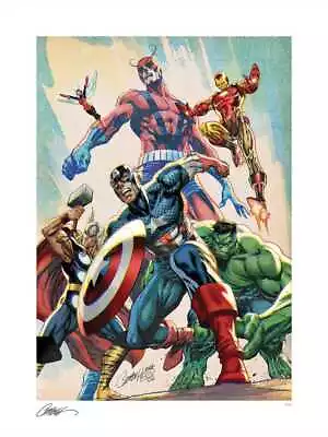 Buy Marvel Art Print The Avengers 46x61cm - Unframed • 150.06£
