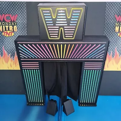 Buy New Generation Neon Entrance Stage - Mattel Creations - WWE Wrestling Figures • 140£