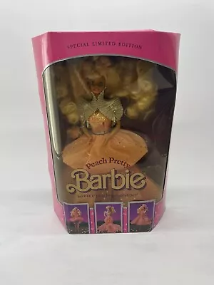 Buy 1989 Barbie Peach Pretty Made In China NRFB • 154.45£