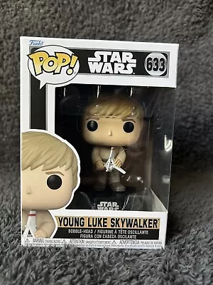 Buy Funko POP! Star Wars Young Luke Skywalker Obi-Wan Kenobi #633 Vinyl Figure New • 12.99£