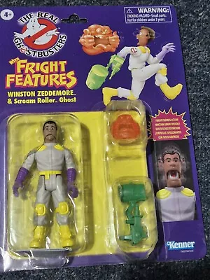 Buy The Real Ghostbusters Winston Zeddemore Fright Features Kenner Classics Hasbro • 16£