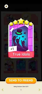 Buy Card Name True Idols Set16 Monopoly Go 5 Star Stickers With Supur Fast Delivery  • 5.49£