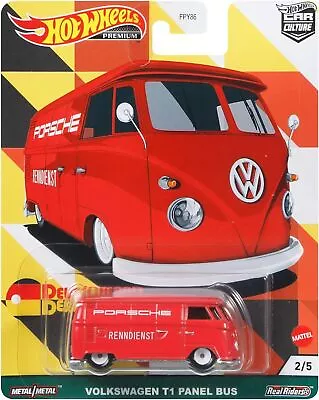 Buy Hot Wheels Car Culture Deutschland Design - Volkswagen T1 Panel Bus • 43.99£