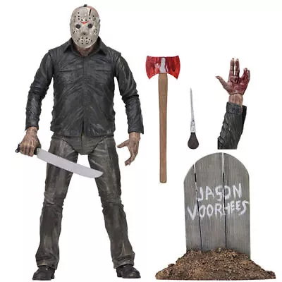 Buy NECA Jason Voorhees Friday The 13th Part V 7  Action Figure Halloween Toy Gifts • 30.49£