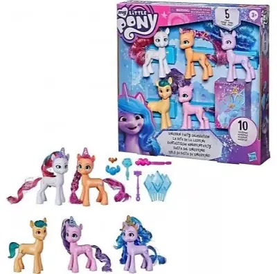 Buy My Little Pony - Movie Unicorn Party Celebration Set Of 5 Action Figures • 18.99£