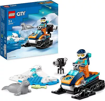Buy LEGO City Arctic Explorer Snowmobile Toy For Kids 5+ Year Old, Vehicle...  • 14.90£