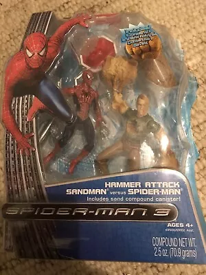 Buy Hasbro Marvel Spider-Man 3 Hammer Attack Sandman Versus Spider-Man • 64£