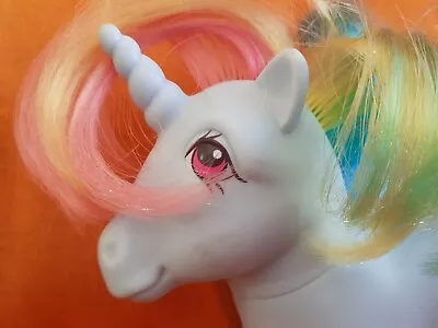 Buy Vintage My Little Pony G1 Moonstone 1983 Rainbow Ponies Blue Unicorn MLP Saturn • 6.50£