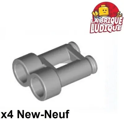 Buy LEGO 4x Minifig Binoculars Twin Grey/Light Bluish Gray Binoculars Tool 30162 NEW • 1.78£