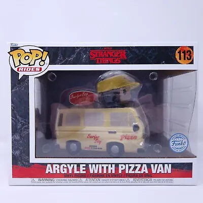 Buy Funko Pop! Rides | Argyle With Pizza Van | Stranger Things | No. 113 | FAST Post • 69.95£