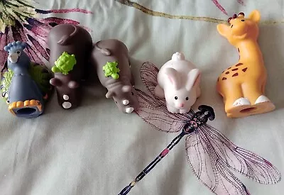 Buy Little People Animals Hippos Giraffe Peacock Used Condition • 5.99£