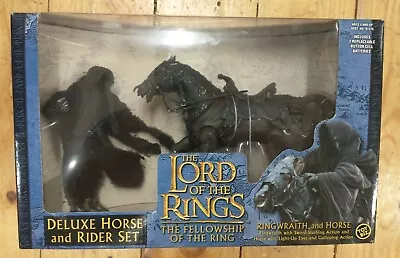 Buy Lord Of The Rings RINGWRAITH Deluxe Horse And Rider Set ToyBiz BLUE BOX BNIB • 44.99£