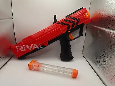 Buy Red Nerf Rival Apollo XV-700 Blaster Gun No.2 With 1 Ammo Ball #Red Team • 9.99£