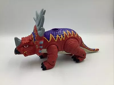Buy Fisher Price Imaginext Stracosaurus Dinosaur Mouth Opens Toy Figure • 14£