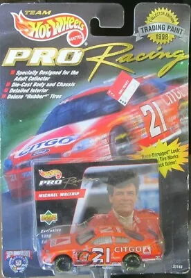 Buy 1998 Team Hot Wheels Pro Racing NASCAR #21 Citgo Ford Michael Waltrip Die Cast • 14.42£