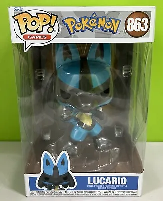 Buy ⭐️ LUCARIO 863 Pokémon ⭐️ Funko Pop 10inch Jumbo Figure ⭐️ BRAND NEW IN BOX ⭐️ • 85£