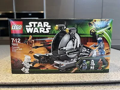 Buy Star Wars Lego 75015 Corporate Alliance Tank Jango Fett NEW SEALED Retired #1 • 149.95£