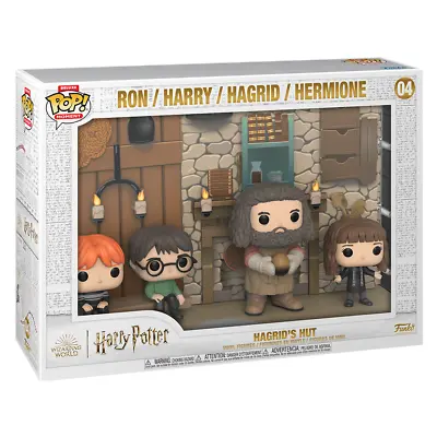 Buy Funko POP! Harry Potter Hagrid's Hut Deluxe Movie Moment #04 Vinyl Figure New • 54.59£