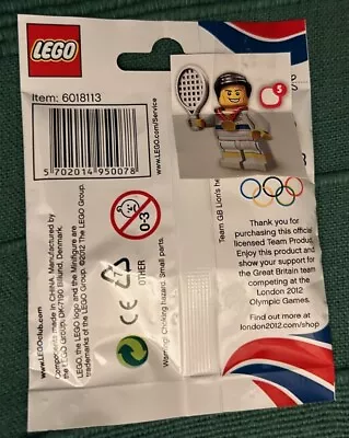 Buy LEGO CMF, 8909 Team GB, 05 Tactical Tennis Player, MINT, 2012 Retired • 15£