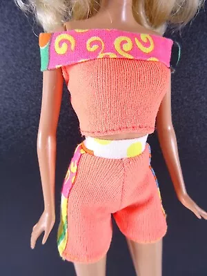 Buy Vintage Fashion Clothing For Barbie Or Similar Fashion Doll Sports Dress 2 Piece (11629) • 5.36£