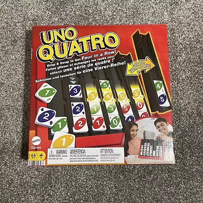 Buy Mattel Games UNO Quatro Game (Ages 7+) **new Opened But New • 21£