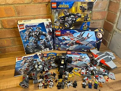 Buy Boxed Lego Mixed Bundle JobLot 76124, 76127 & 76110 Marvel & Batman Minifigures • 59.99£
