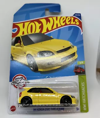 Buy Hot Wheels 1999 Honda Civic Type R EK9 Yellow HW Hatchbacks No 125 New Unopened • 24.99£