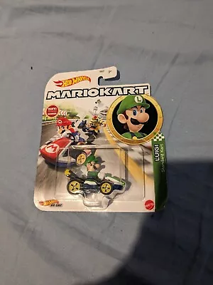 Buy Hot Wheels Mario Cart Luigi+Yoshi Set • 19.99£
