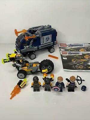 Buy Lego Marvel 76143 Avengers Truck Take-Down Sh625 Captain America Sh626 Hawkeye • 25£