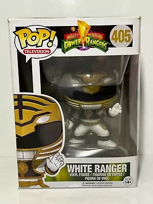 Buy 405 White Ranger - Funko Pop Figure - Mighty Morphin Power Rangers - Boxed • 40£