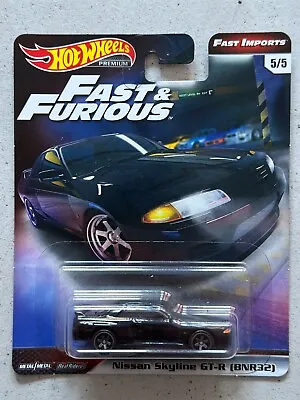 Buy Hot Wheels Premium Fast And Furious NISSAN SKYLINE GT-R BNR32 Fast Imports R32 • 39.99£