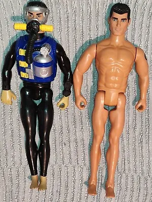 Buy Action Man 1998 Scuba Diver + Swimmer 1995 Hasbro Figures • 14.99£