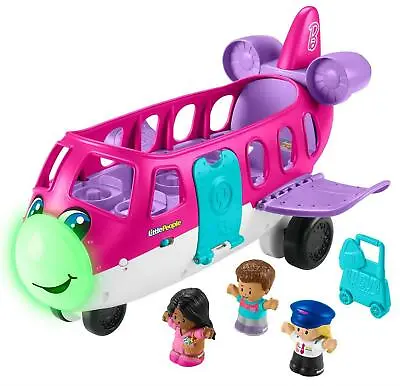 Buy Fisher-Price Little People Barbie Little Dream Plane Pink Children's Toy Set • 53.95£