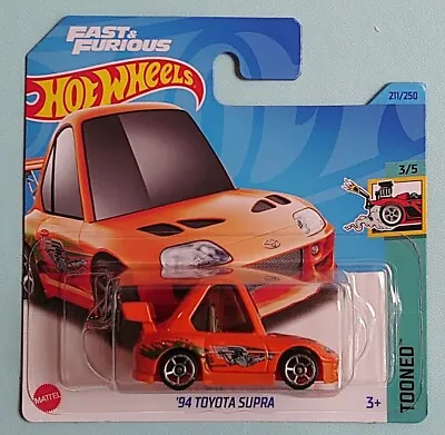 Buy Hot Wheels '94 Toyota Supra. 'Tooned' Fast & Furious. New Collectable Model Car. • 4£