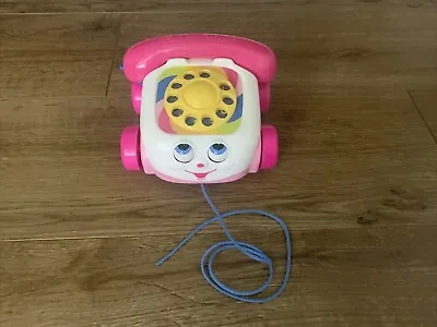 Buy Fisher Price Chatter Phone Pull Along Toy Telephone Moving Eyes • 5£