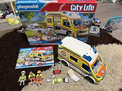 Buy Playmobil Set 71202 City Life Ambulance With Lights And Sound • 45£