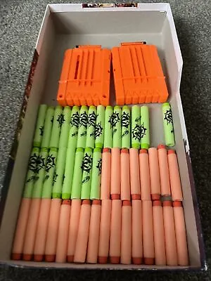 Buy Bundle Of Nerf Bullets With Two Magazines  • 5£