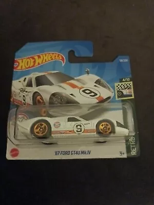 Buy Hot Wheels 67 Ford Gt40 MkIV Retro Racers • 3.99£
