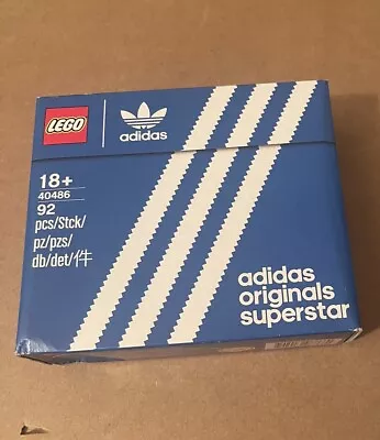 Buy LEGO Mini Adidas Originals Superstar 40486 - New & Sealed - Slightly Damaged Box • 26.99£