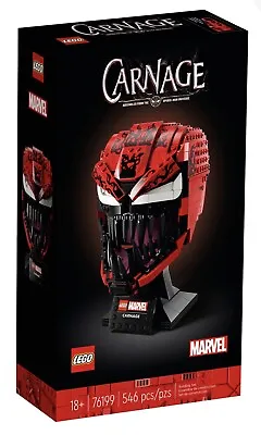 Buy Lego Marvel Spider-Man 76199 Carnage Mask - Brand New In Sealed Box - Retired • 99.95£