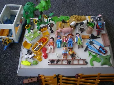 Buy Playmobil Assortment For Spares  Eg. Camper Van, People,trees, Table / Chairs • 14.99£