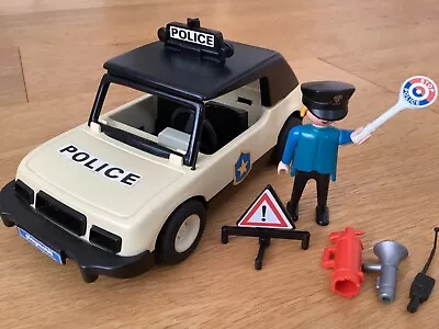 Buy Vintage 1976 Playmobil 3149 Police Car And Figure Plus Accessesories • 11.99£