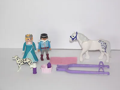 Buy Playmobil  Winter Magic Royal Couple With Horse  - Princess Palace • 5£